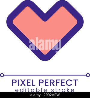 Like pixel perfect RGB color ui icon Stock Vector