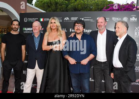 Cagliari, Italy. 24th June, 2023. Cagliari, 6th edition of the Filming Italy Sardegna Festival. Red Carpet Second Evening. Pictured: guest Credit: Independent Photo Agency/Alamy Live News Stock Photo