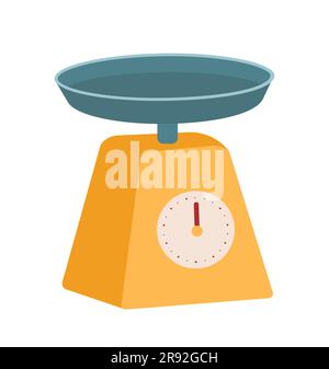 Premium Vector  Analog weighing scale cartoon element vector concept design