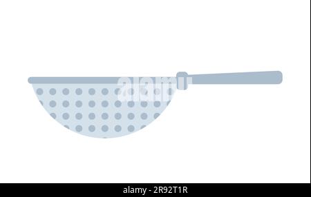 Kitchen colander concept Stock Vector