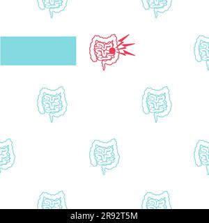 Celiac disease inflammation, illustration Stock Photo - Alamy