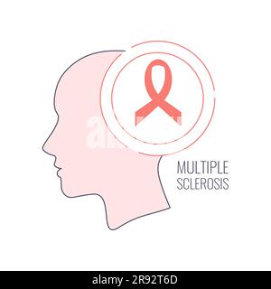 Multiple sclerosis, conceptual illustration Stock Photo