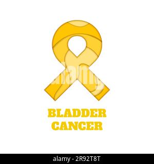 Bladder Health Ribbon Bladder cancer awareness ribbon, conceptual illustration Stock Photo ...