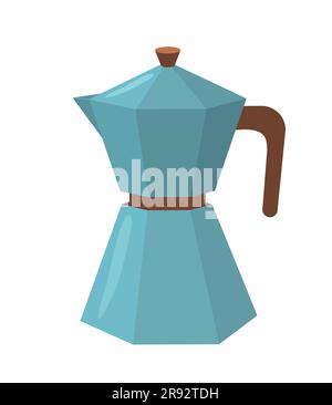 Kitchen teapot sticker concept Stock Vector