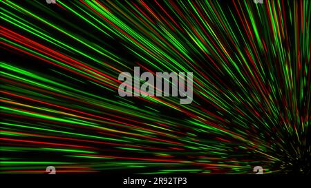 Abstract hyperspace background. Computer generated 3d render Stock Photo
