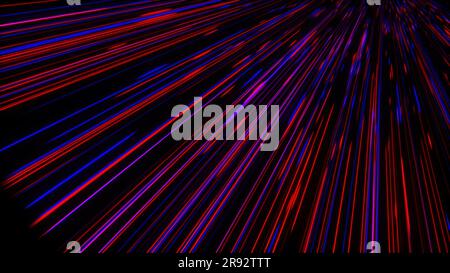 Abstract hyperspace background. Computer generated 3d render Stock Photo