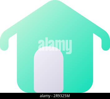 House pixel perfect flat gradient two-color ui icon Stock Vector