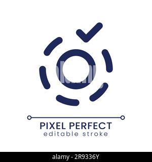 Apply breathe animation effect pixel perfect linear ui icon Stock Vector