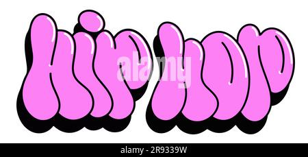 multicolored background, graffiti letters, bright colored inscriptions in the style of graffiti street art Stock Vector