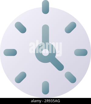 Stopwatch pixel perfect flat gradient two-color ui icon Stock Vector