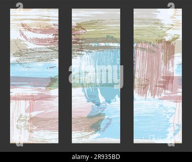 abstract background with spots of colored paint. Template for textures, textiles, wallpapers, screensavers, covers and creative ideas Stock Vector