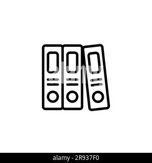 Managing Archive History with a Stackfolder System Stock Vector