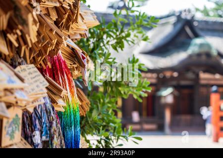 Sumiyoshi-taisha in Sumiyoshi-ku, Osaka, Osaka Prefecture, Japan Stock Photo