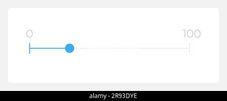 Slider with indicators UI element template Stock Vector