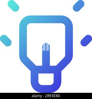 Messenger features pixel perfect gradient linear ui icon Stock Vector
