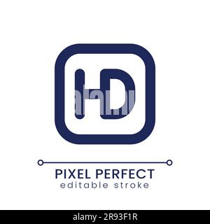 HD format pixel perfect linear ui icon Stock Vector