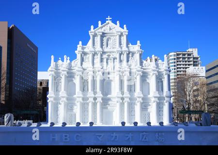 Sapporo Snow Festival Stock Photo