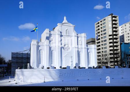 Sapporo Snow Festival Stock Photo