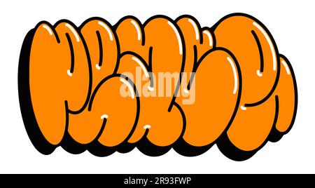 multicolored background, graffiti letters, bright colored inscriptions in the style of graffiti street art Stock Vector