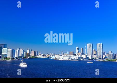 Tokyo Bay and Tokyo Sky Tree Stock Photo