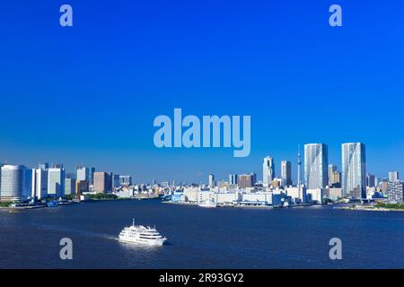 Tokyo Bay and Tokyo Sky Tree Stock Photo