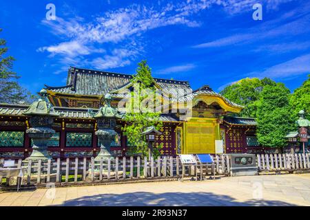 Karamon gate of Ueno Toshogu Shrine Stock Photo