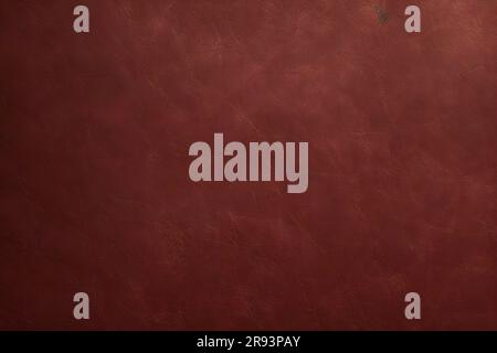 Texture of red leather material and background. Stock Photo
