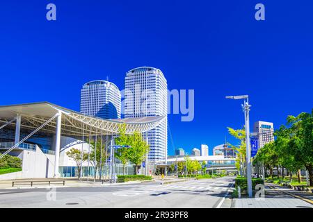 Makuhari Messe and Messe Boulevard Stock Photo