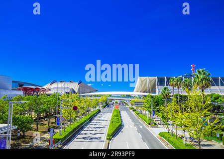 Makuhari Messe and Messe Boulevard Stock Photo