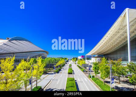 Makuhari Messe and Messe Boulevard Stock Photo