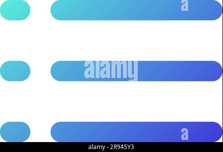 Checklist pixel perfect gradient linear ui icon Stock Vector