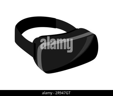 vr technology glasses side view vector isolated Stock Vector Image ...