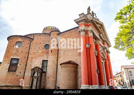 Padua, Italy - April 4, 2022: Madonna Addolorata al Torresino, or Santa Maria del Pianto or Santa Maria del Torresino Roman Catholic parish church loc Stock Photo