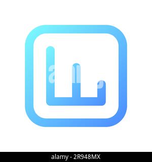 Activity analytics pixel perfect gradient linear ui icon Stock Vector