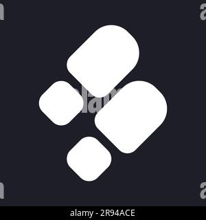 Shoe shine service dark mode glyph ui icon Stock Vector