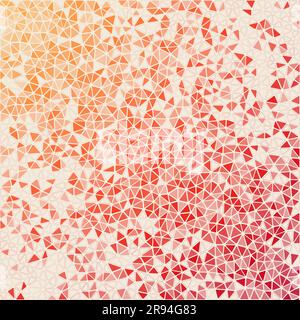 Abstract geometric background. Appealing scattered low poly triangles with colored gradient. Amazing vector illustration. Stock Vector