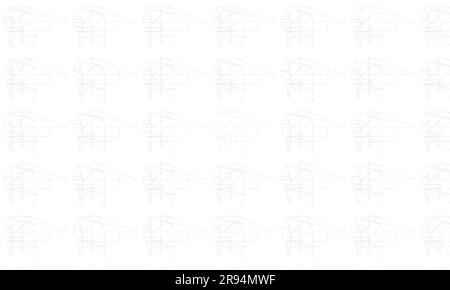 Handwriting lines  Pattern background on white background Stock Photo