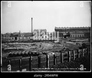 Building Number 131, Site of New Lean-To. Glass Plate Negatives of the ...