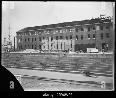 Building Number 131, Site of New Lean-To. Glass Plate Negatives of the ...