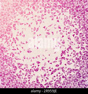 Abstract geometric background. Amazing scattered low poly triangles with colored gradient. Radiant vector illustration. Stock Vector
