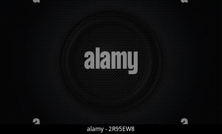 Speaker background of metal mesh, loudspeaker cover grid with realistic steel pattern, vector illustration. Stock Vector