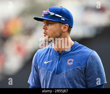 2023 London Series (Cubs vs. Cardinals): Game-Used Jersey - Nico Hoerner #2