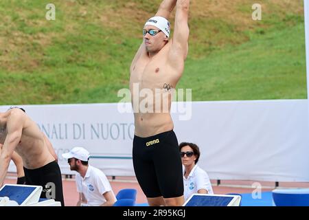 Rome, Italy. 24th June, 2023. Foro Italico, Rome, Italy, June 24, 2023, Jan Cejka (CZE) during 59° Sette Colli Internazionali di Nuoto (day2) - Swimming Credit: Live Media Publishing Group/Alamy Live News Stock Photo