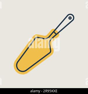 Cake and pie server utensil vector icon. Kitchen appliances. Graph symbol for cooking web site design, logo, app, UI Stock Vector
