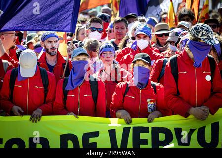 Greenpeace activists occupy steel giant Tata Steel in the Netherlands