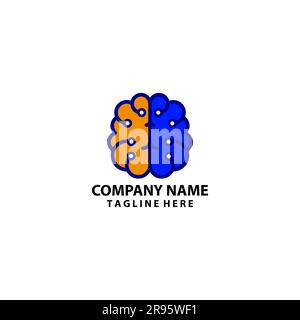 Brain Care Logo Template Design Vector Stock Vector