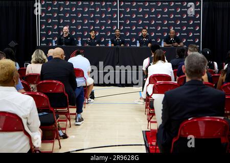 Portland Trail Blazers Hold Introductory Press Conference for NBA Draft  Picks Scoot Henderson, Kris Murray, Rayan Rupert - Blazer's Edge