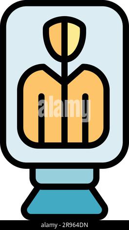 Narcissism girl icon. Outline Narcissism girl vector icon for web ...
