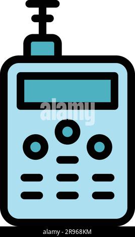 Laser level icon. Outline Laser level vector icon for web design isolated on white background color flat Stock Vector