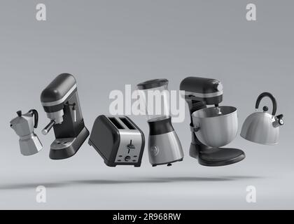 https://l450v.alamy.com/450v/2r968rw/electric-kitchen-appliances-and-utensils-for-making-breakfast-on-white-background-3d-render-of-kitchenware-for-cooking-baking-blending-and-whipping-2r968rw.jpg